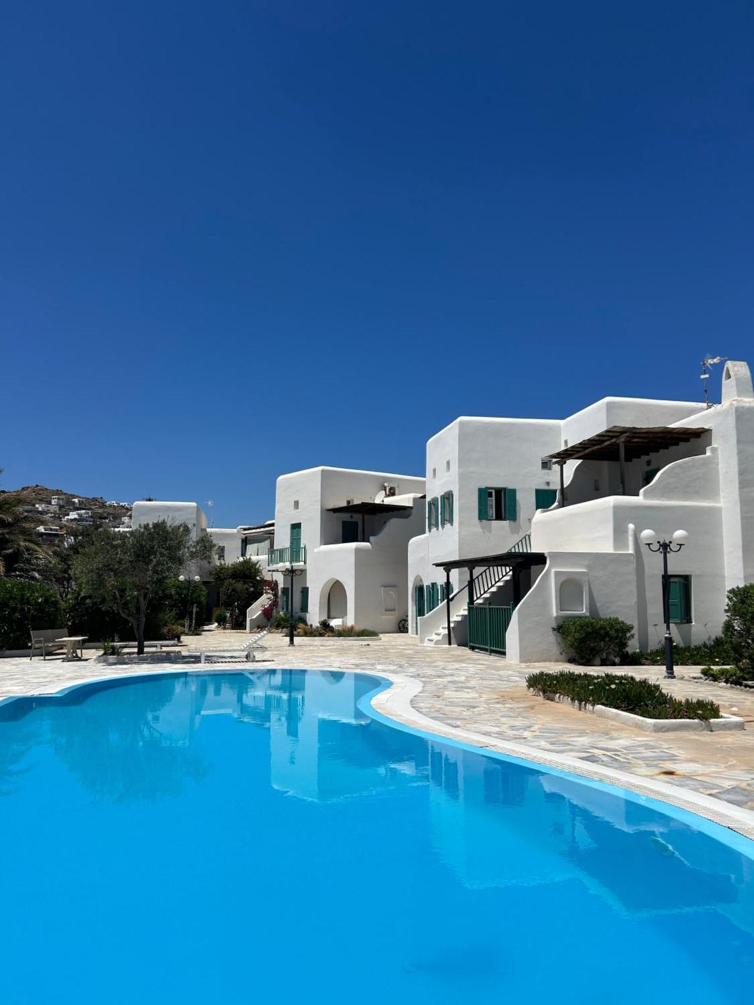 Luxury House With Swimming Pool In Ornos Mykonos Villa Luaran gambar